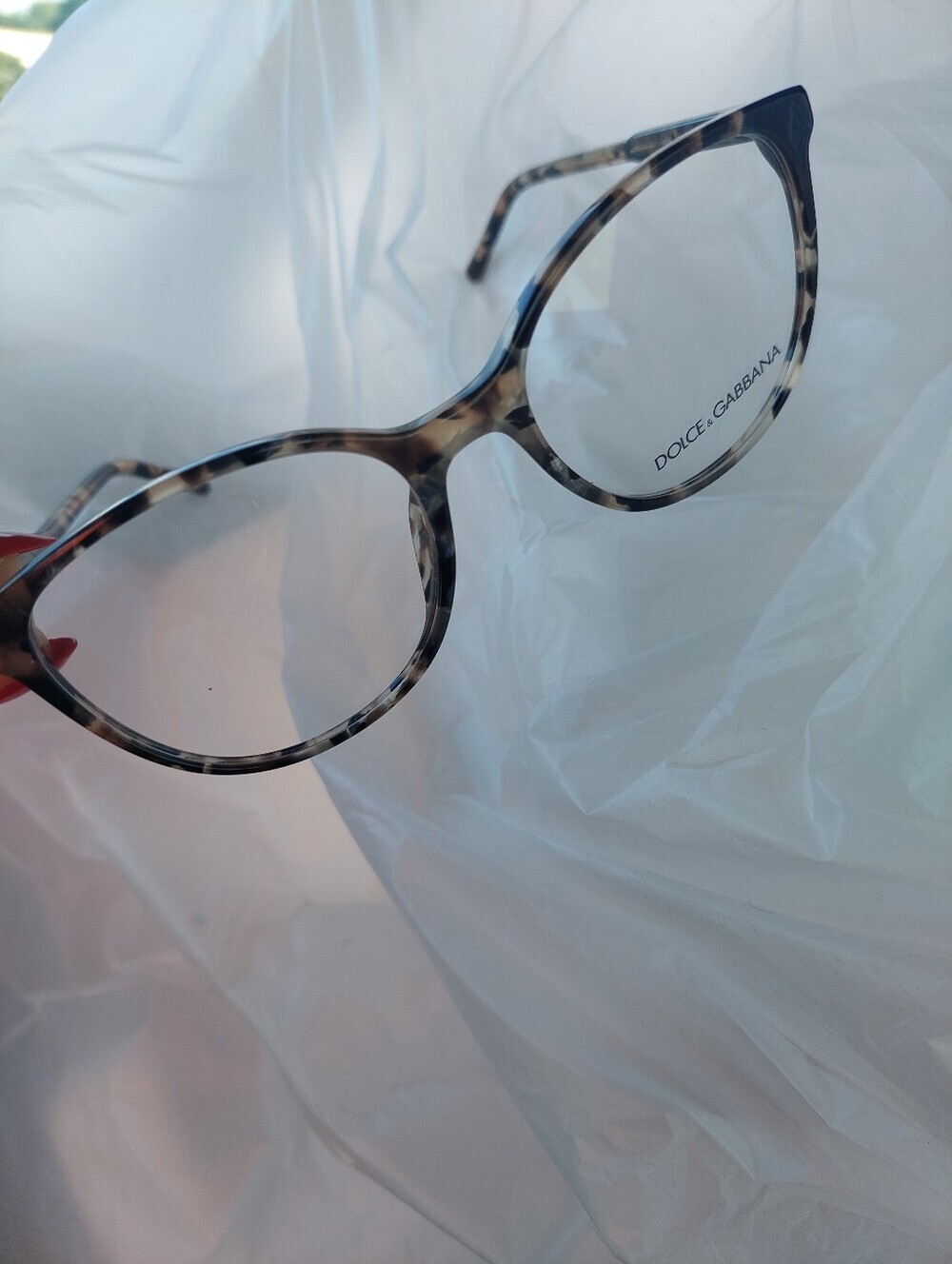 Authentic Dolce And Gabbana Clear Eyeglasses ( Display) VisionWorks